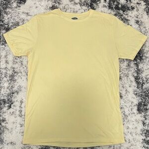 Old Navy Light Yellow Short Sleeve Tee